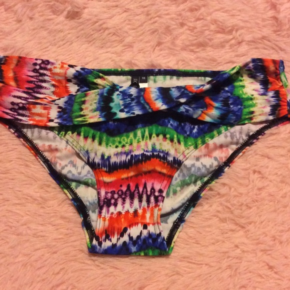 Fig Leaves twist front bikini bottom NWT sz10 - Picture 4 of 6
